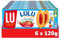 LU - LULU La Barquette Fraise - 6 Boîtes de 3 sachets de 6 Biscuits Lulu La Barquette à la Fraise - Biscuit Moelleux Fourré à la Fraise - Idéal à Emporter pour le Goûter des Enfants - Lot de 6x120g