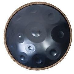 Handpan Drum - 22-Inch 12-Note D Kurd 440Hz - Hand Tuning Handpan - Includes Soft Bag, Mallets, Stand, Note Stickers, Cleaning Cloth - Artist Performance Video
