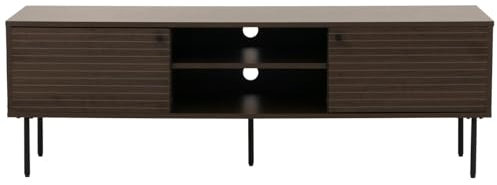 Mendler Armoire de Salle de Bain en Bambou HWC N83 168x82x34cm