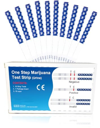 Marihuana Test Kit THC Urin Test für Home Urin Drogentest Kit, THC Testing Kits Cutoff Level 50ng/ml