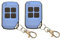 AG MATIC Telecomando per garage per DEA GT2, GT4/MIO TR2, TR4/MIO TR2N, TR4N, GENIE 273/GENIE 273L/GOLD 288/GOLD 289, codice di rotolamento 433,92 MHz (confezione da 2)