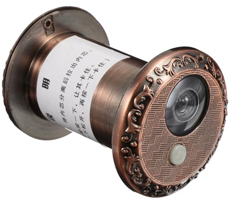 Uonlytech Ganzmetall Sicherheitstürspion aus Zinklegierung mit Großem Weitwinkel und Modernem Design für Büro und Hotel als Zuverlässiger Türschutz