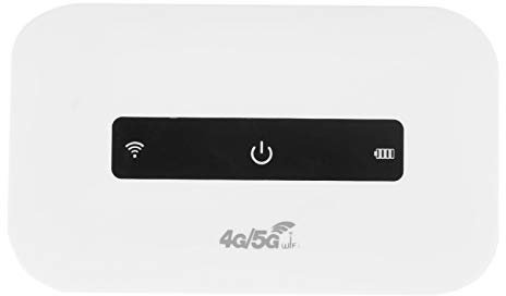Fuhjythy Router WiFi 4G Portatile MiFi 4G LTE MiFi Hotspot WiFi Mobile 2100MAh Router Wi-Fi per Auto con Slot per Scheda SIM