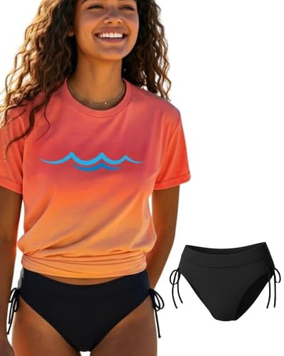 Costume da Bagno Mestruale Ragazza & Donna | Tecnologia AquaSecure | Size L | Slip da Bagno Mestruale Flusso Leggero-Medio | Riutilizzabile, Ecologico | Ragazze, Adolescenti 10-16 Anni & Donna | OEKO-TEX