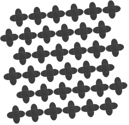 MUCKLILY 50 Pièces Tasses en Papier Chocolat Faire La Fête De Truffes Au Chocolat Bonbons De Truffe Épouser Envelopper Doublure Bonbons Papier Noir