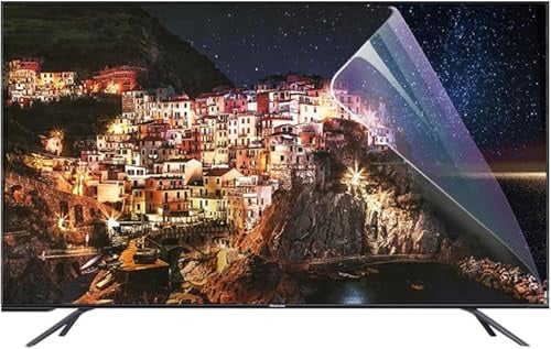 Anti-Blaulicht-/Anti-Strahlungs-TV-Displayschutzfilter für 32-75 Zoll (81,3 - 190,5 cm), blockiert 90 % blaues Licht, für LCD-, LED-, 4K-OLED- und QLED-HDTV-Displays, klar, 58 Zoll (1269 cm), 856 x