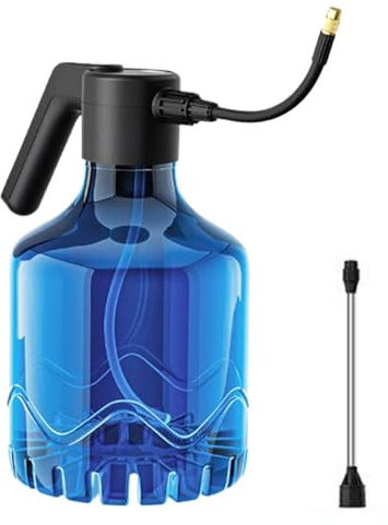 Elektrischer Gartensprüher, 2 l, tragbarer Gartennebel, USB-Aufladung, tragbares Sprühgerät für Lackierung, Autowäsche, Gewächshaus, Nutztierpflege, Fenster, Deck, Rasen, Zimmerpflanze