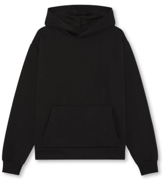 FM London Hoodie para Hombre - Sudadera con Capucha para Hombre, Ligeramente Holgada y de Diseño Pesado, Mezcla de Algodón Transpirable
