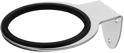 PLAFOPE Wandmontierter Haartrocknerhalter Vorgebohrt, aus Edelstahl, Silber