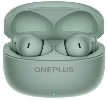 OnePlus Nord Buds 4 TWS Headphones with 52dB ANC Bluetooth 6.1 Astral | 54-hour playback, clear calls with 6 microphone AI, 10 minute fast charging, spatial audio