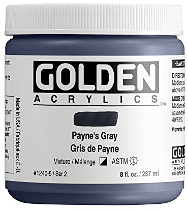 Golden Acrylique : 236ml épais Gris de Payne