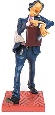 Guillermo Forchino - Der Geschäftsmann (43 cm) - Detaillierte Comic-Skulptur