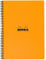 Rhodia 193008C Notizbuch (mit Doppelspirale, mikroperforiert, DIN A4, kariert, 80 g, 22,5 x 29,7 cm, 80 Blatt) 1 Stück orange