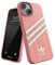 adidas Case Designed for iPhone 14 | Shockproof Drop Protection | Wireless Charging Compatible | 6.1 Inch Samba Alligator Magic Mauve Three Stripe Design | Protective Originals Mobile Phone Cover