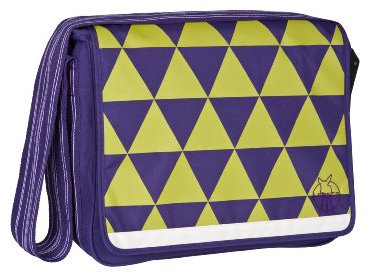 LÄSSIG Baby Wickeltasche Babytasche Stylische Umhängetasche inkl. Wickelzubehör/ Casual Messenger Bag Triangle