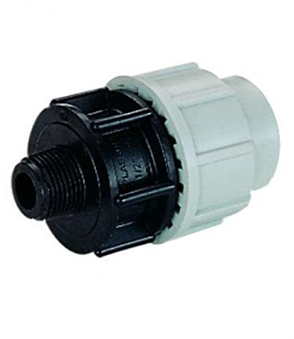 PLASSON 25mm x 3/4 Male BSP Adaptor - 7020 - Pack of 2