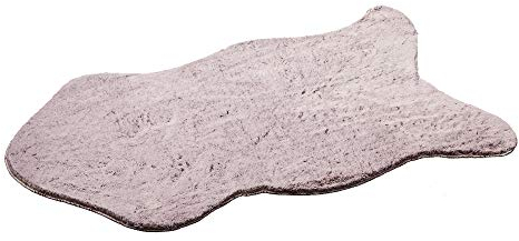 Cepewa Dekofell braun/Beere Kurzhaar Fellteppich Fellauflage Fell 60x90cm Kunstfell (Dekofell Kurzhaar 60x90 braun/Beere)