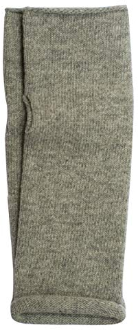 FosterNatur, Arm Stulpen mit Daumenloch, 100% Wolle (Merino) (Grau)