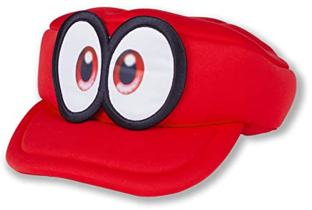 MAPLECOS Super Odyssey Red Hat 3D Erhöhte Augen Cappy Cap, Rot/Ausflug, einfarbig (Getaway Solids), Medium