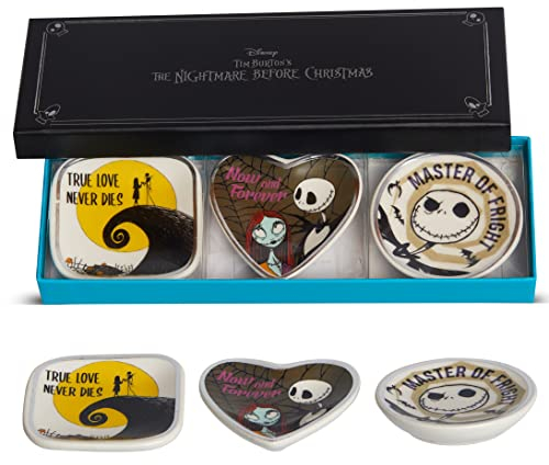 Disney Tim Burton Coffret cadeau de mini plateau à bijoux L'étrange Noël de monsieur Jack