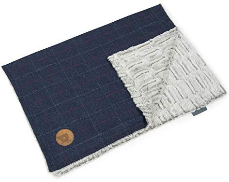 Petface Midnight Tweed Soft Fleece Comforter Bedding Blanket for Dogs