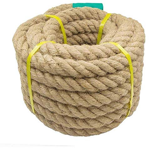 HXYIYG Corda di Iuta,Corda di Canapa 1-20 mm Spessore Naturale Handmade Handmade Corda di Juta varietà Spessore Corda per Il Regalo Fiore Imballaggio Fai da Te (Color : 20mm x 3M)