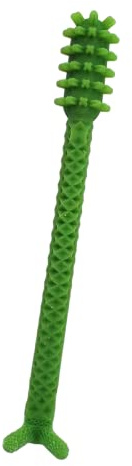 Denture Dart V4 Denture Gel Adhesive Remover - Remove Denture Gel Adhesive from Mouth & Gums, Oral Hygiene Products, Denture Accessories Removal Tool, Scraper w/Textured Grip and Rigid Bristles