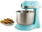 Nostalgia Classic Retro Professional 3.5 Qt Stand Mixer with Tilt Head and Stainless Steel Bowl, Six-Speed, Includes Dough Hooks and Beaters, Aqua