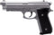 Cybergun - Beretta pt92 Silver Replica Airsoft Pistol - 6mm - Spring Operated