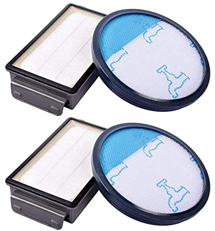 KNOKR 4 pièces Hépativement Série de filtres RO3753EA, RO3731EA, RO3786EA Compatible for Moulinex Compatible for le compact Tefal Compatible for Rowenta Compatible for Cyclonic Compatible for la puiss
