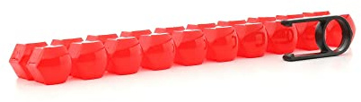 RIDEX 4035A0003 Radmutterkappe Rot