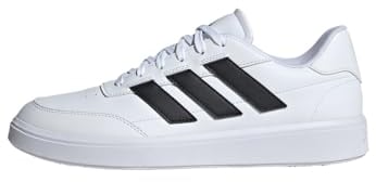 adidas Herren Courtblock Shoes Schuhe, Cloud White/Core Black/Cloud White, 41 1/3 EU
