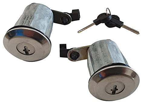 (Lot de 2) Serrure Barillet de Portes Avant Gauche ET Droite compatible avec 107 AYGO et C1-9170Y8 1608746380 9135S2
