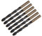 sourcing map 6pcs Jobber Drill Bits 9mm Black Nitride & Gold Titanium Coated 4341 High Speed Steel (HSS) 135 Degree Split Point Twist Drill Bits for Stainless Steel Metal Plastic Wood