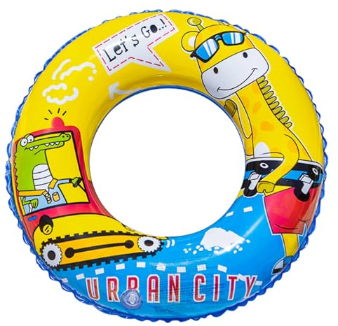 Schwimmringe 20,Schwimming Ring,Luftmatratze Schwimmreifen Aufblasbar,Schwimmring Röhre Für Sommerpool Party,Poolspielzeug für Jungen & Mädchen 2-4 Jahre (Giraffe)