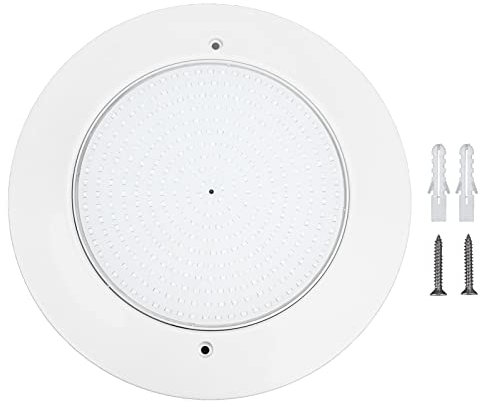 Locadence Lampada Subacquea RGB, DC12V 25W 360 SMD Perline Lampada Colore Luce RGB IP68 Luce Subacquea con Vite per Piscine Interrate, Illuminazione da Giardino, Illuminazione