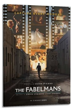 suumyo The Fabelmans Poster, Raumdekoration, ästhetisches Poster, künstlerisches Poster für Schlafzimmer, Wohnzimmer, Wände, 60 x 90 cm, Rahmenstil