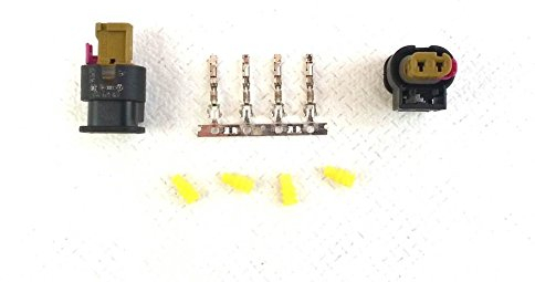 HZ-DESIGN Anschlußstecker Set für Nebelscheinwerfer 07P973702 kompatibel mit Golf 7 GTI
