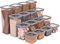 astor24 PREMIUM Vorratsdosen Set mit Deckel Luftdicht | 15er Vorratsbehälter | BPA-FREI | Müsli Mehl und Zucker | 0,4-2 Liter | 5 Größen | Aufbewahrung & Organisation für alle Lebensmittel