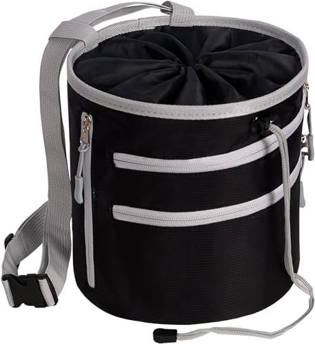 Chalkbag Boulder Chalk Bag für Bouldern - Großer Boulder-Chalkbag Kletterausrüstung (Upgraded)