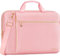 Lausiax Laptop Case Bag Women Men Computer Sleeve Compatible with MacBook/Dell/HP/Acer/ASUS/LG, Waterproof Shoulder Carrying Briefcase, Pink, 15.6-16 Inch