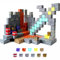 SUNTSOPTOU Magnetic Building Blocks 108 PCS Magnetic Toys for Boys & Girls Age 3+, STEM Montessori Sensory Toys Construction Toys