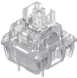 IDUTQUMW Frozen Switch V2 Mechanical Keyboard Silent Switches 3 Pins Linear 39gf RGB Transparent Custom Gaming Keyboard for Gamer(Taglia unica)