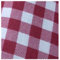 BrightGlow Stoff Meterware Karo 100% Baumwollstoff Stoff Dekorationsstoff mit Gingham-Muster Bauernkaro Cotton Stoff Nähstoff DIY Stoff Karierter Baumwollstoff für DIY Deko Rot 100x160cm