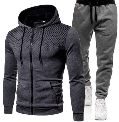 Weste Herren, Thermo Anzug Herren, laufkleidung männer Winter, Freizeitanzug Herren Baumwolle, jogginganzüge für Herren, Retro Jogginganzug Herren, Hausanzug Herren, Trainingsanzug Herren 4XL, Herren