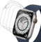 Rcokas für [4 Stück Apple Watch 9 45mm Schutzfolie Schutz Folie Apple Watch 9 45mm Displayschutz [Soft TPU][HD Displayschutzfolie ]