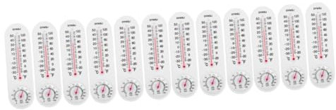 Toddmomy 4 Sätze Temperatur- Und Feuchtigkeitsmesser Außenhygrometer Feuchtemesser Wohnwand Deko Wand Thermometer Werkzeug Zur Temperaturmessung Hygrometer Für Den Garten 3 Stück * 4
