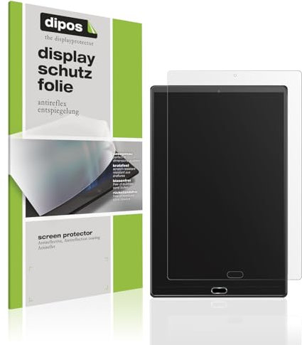 dipos I 2x Protection ecrán mat compatible avec JUSYEA J6 10 Zoll Films de protection d'écran