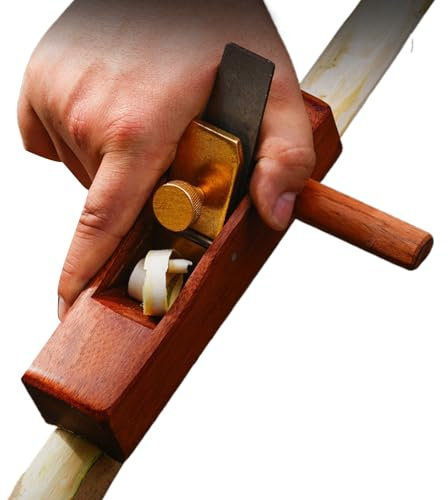 Nankoyal Raboteuse Menuiserie, Rabot à Bois Manuel, Outil Portable De Menuiserie Pour Dressage, Chanfreinage, Arrondi Et Ponçage Des Bords