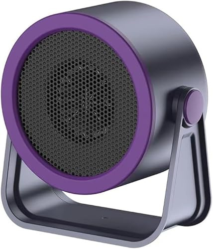 Radiateur soufflant portable, chauffage de bureau à chauffe rapide avec protection contre la surchauffe, mini-chauffage silencieux pour le bureau (sous le bureau), la chambre à coucher et les